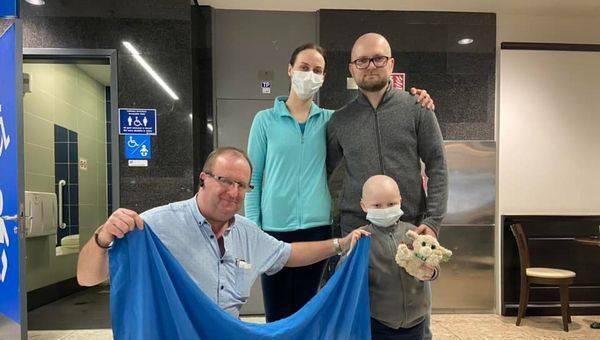 Ukrainian child needing urgent bone marrow transplant arrives in Cork