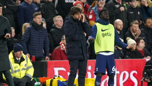 <p>Antonio Conte saw his side well beaten by Championship Middlesbrough (Mike Egerton/PA)</p>