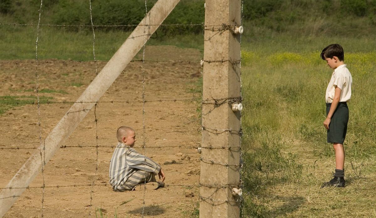 A scene from The Boy In The Striped Pyjamas film
