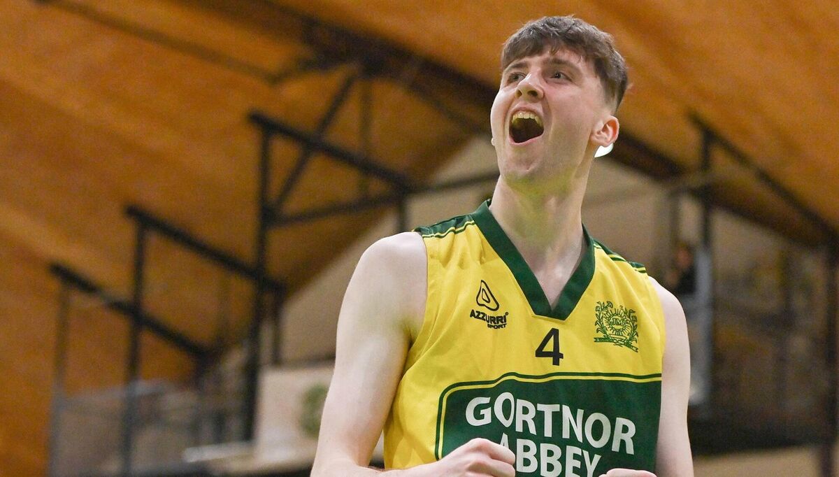 IN THE BLOOD: Matthew McHale of Gortnor Abbey in the U19B Boys Schools League final