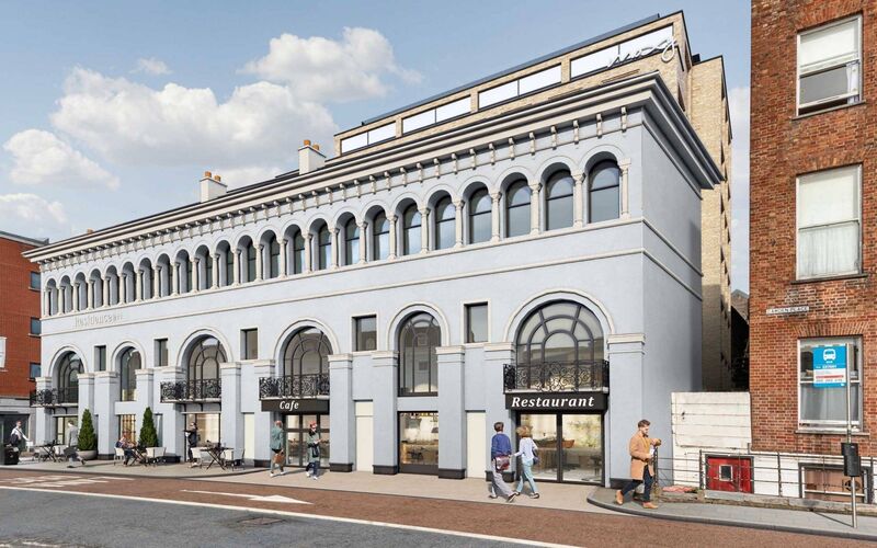 An artist's impression of what the new 148-bedroom €50m Marriott-brand hotel on Camden Quay will look like. 