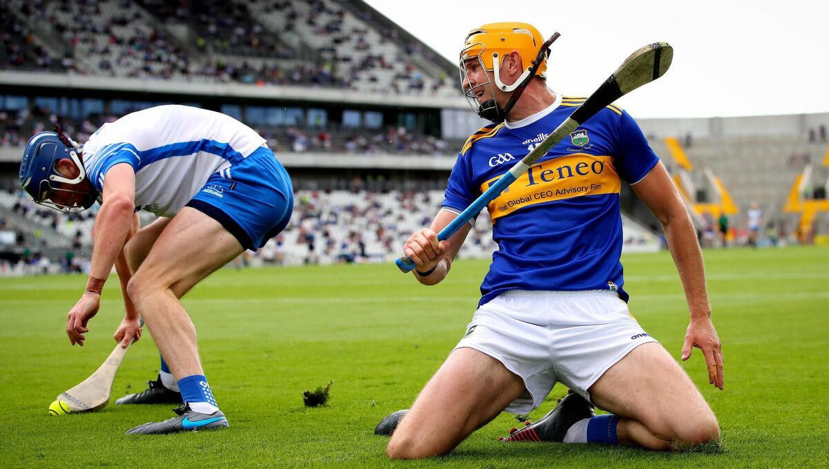 Waterford’s Conor Prunty and Seamus Callanan of Tipperary in last year's All-Ireland quarter-final