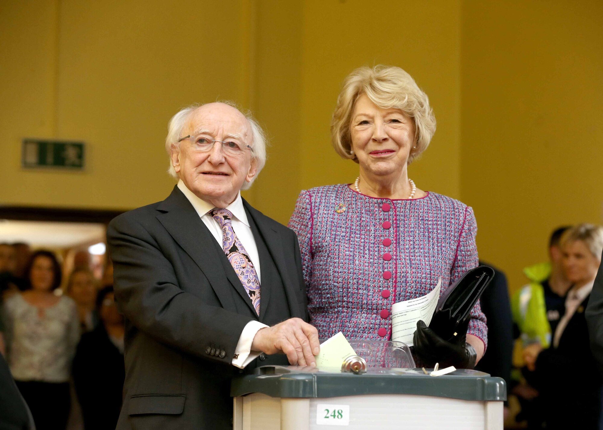 President Higgins and wife Sabina test positive for Covid-19