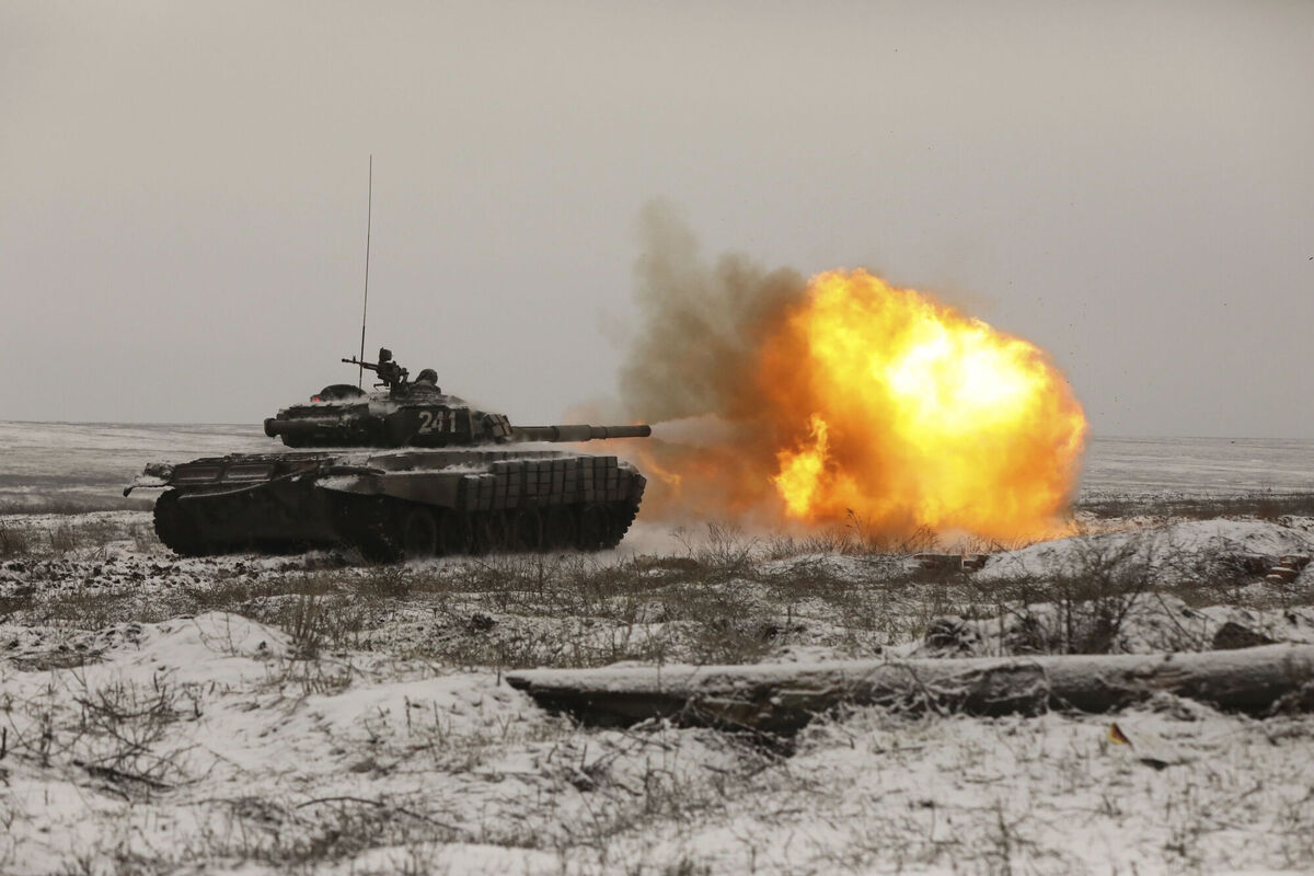 After Russian tanks crossed the Ukrainian border one must question the efficacy of diplomacy on Putin. Picture: AP After Russian tanks crossed the Ukrainian border one must question the efficacy of diplomacy on Putin. Picture: AP