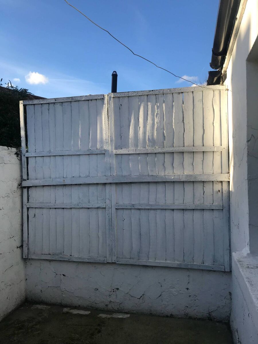 Jennifer's garden before. 