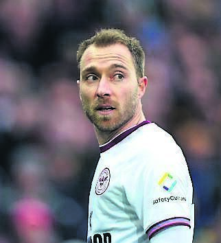 Brentford's Christian Eriksen during the Premier League match at Carrow Road, Norwich. Picture: Joe Giddens/PA Wire 