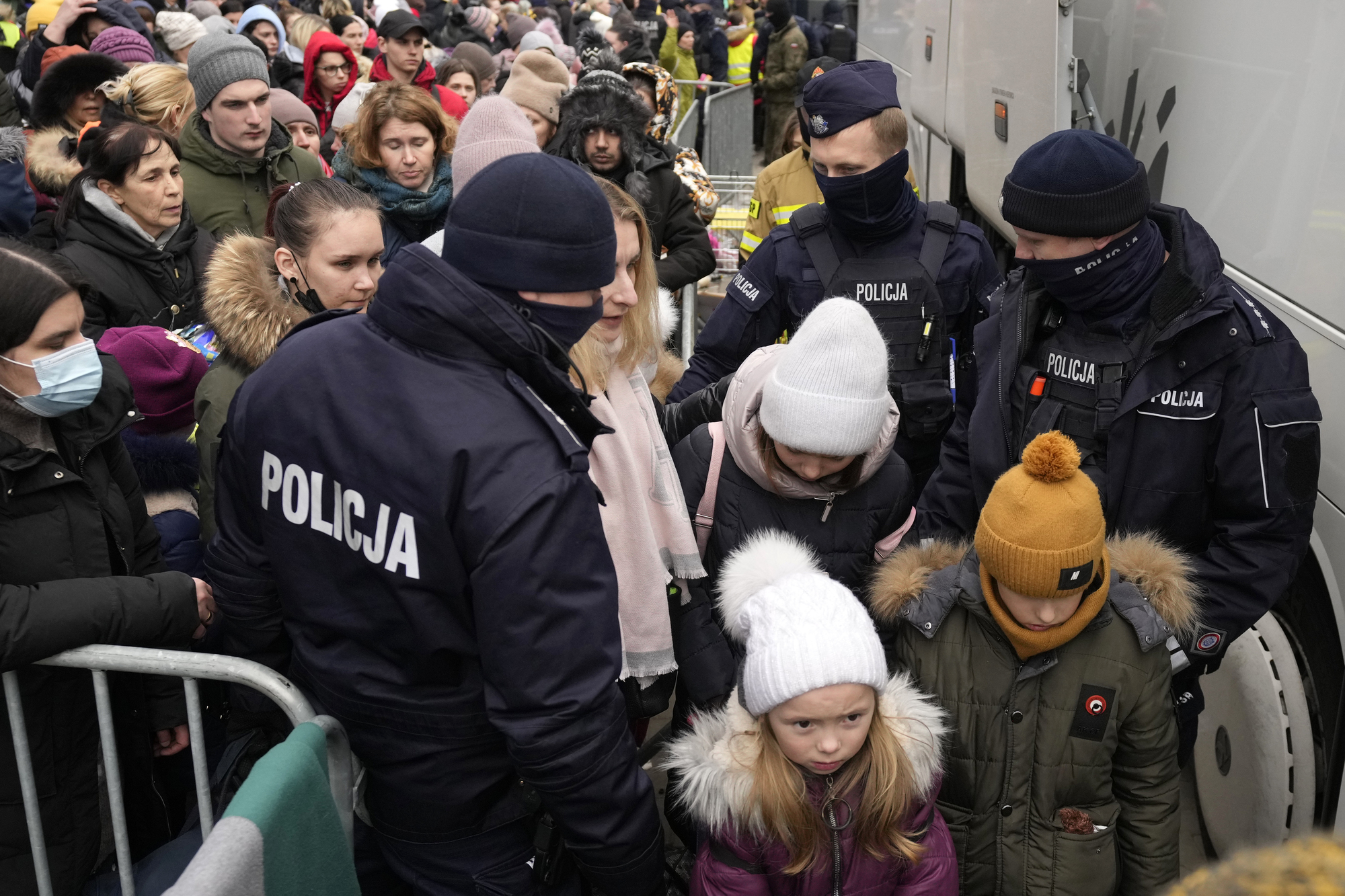 'Very sobering' to see people 'carrying bags, carrying children' to Polish border, says MEP