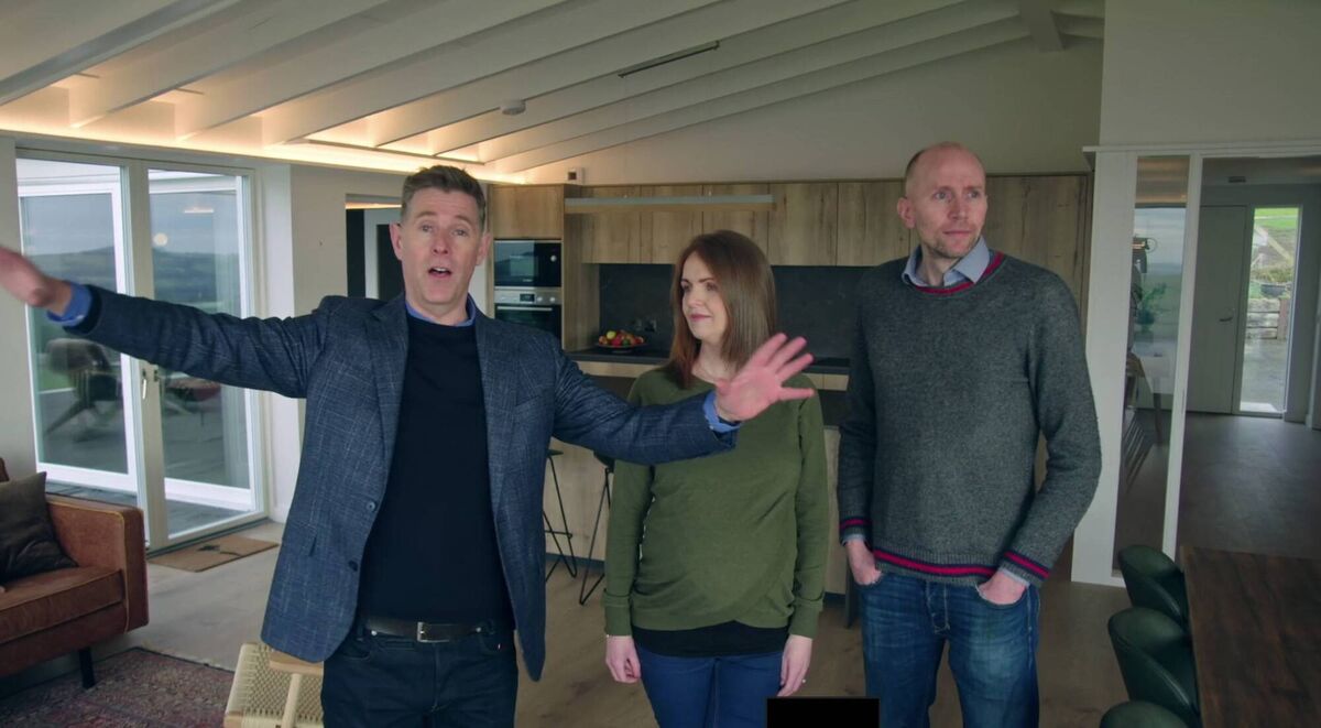 Dermot with Hilary and Paul. Picture: RTE