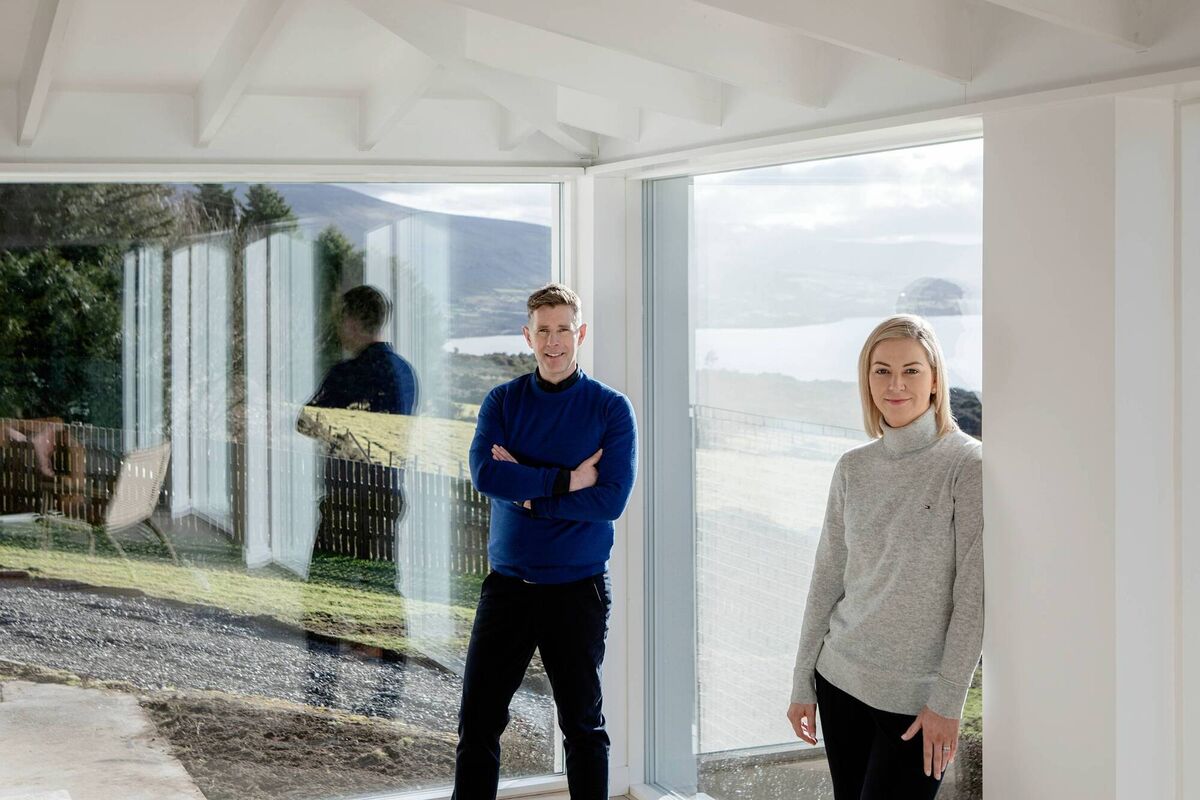 Claire Irwin, QS, right, and Dermot Bannon, architect, left. Picture: Ruth Maria Photography