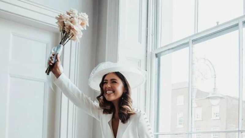 Bonnie Ryan ties the knot in stylish suit — with summer wedding to come