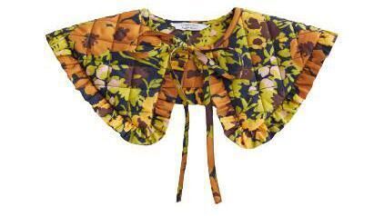 Printed quilted collar, & Other Stories, €35 Printed quilted collar, & Other Stories, €35
