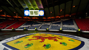 <p>Scotland’s play-off against Ukraine will not go ahead in March (Jane Barlow/PA)</p>