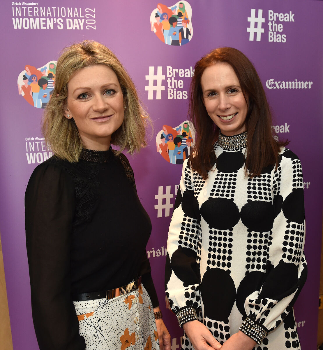  Annie Fitzgibbon, Cork Chamber of Commerce and Lorraine Salmon, KPMG at the Irish Examiner International Women’s Day Networking Breakfast at the River Lee Hotel, Cork. Picture Dan Linehan