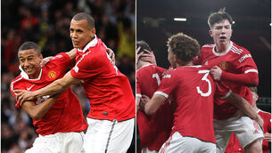 Manchester United’s current crop are trying to reach the FA Youth Cup final like the victorious class of 2011 (Handout/PA)