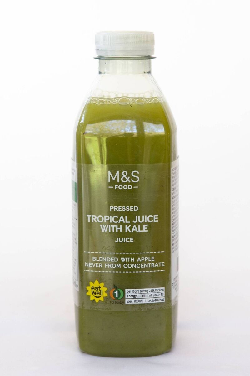 M&S Tropical Juice With Kale Picture: Arna Rúnars Crowley M&S Tropical Juice With Kale Picture: Arna Rúnars Crowley