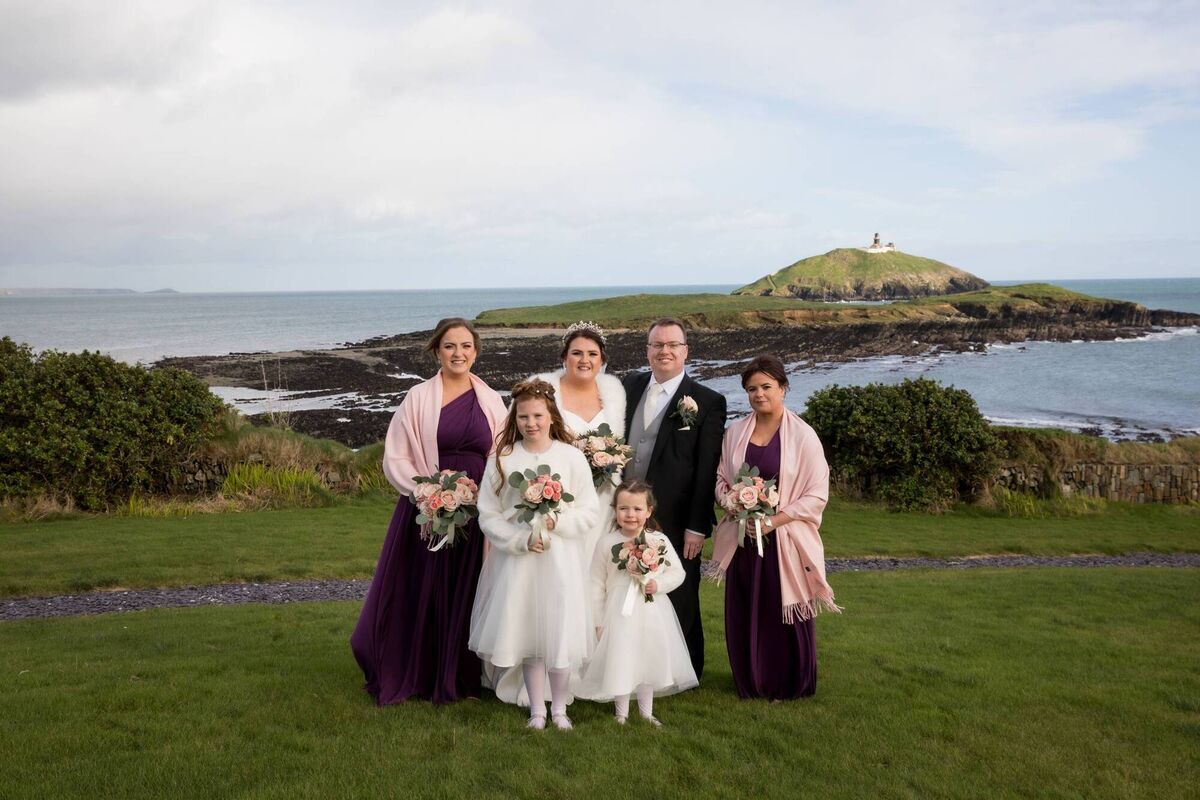Claire Hennessy and Jamie Robinson, Louise Breathnach, Stephanie Robinson, Eva Gleeson and Rose Breathnach