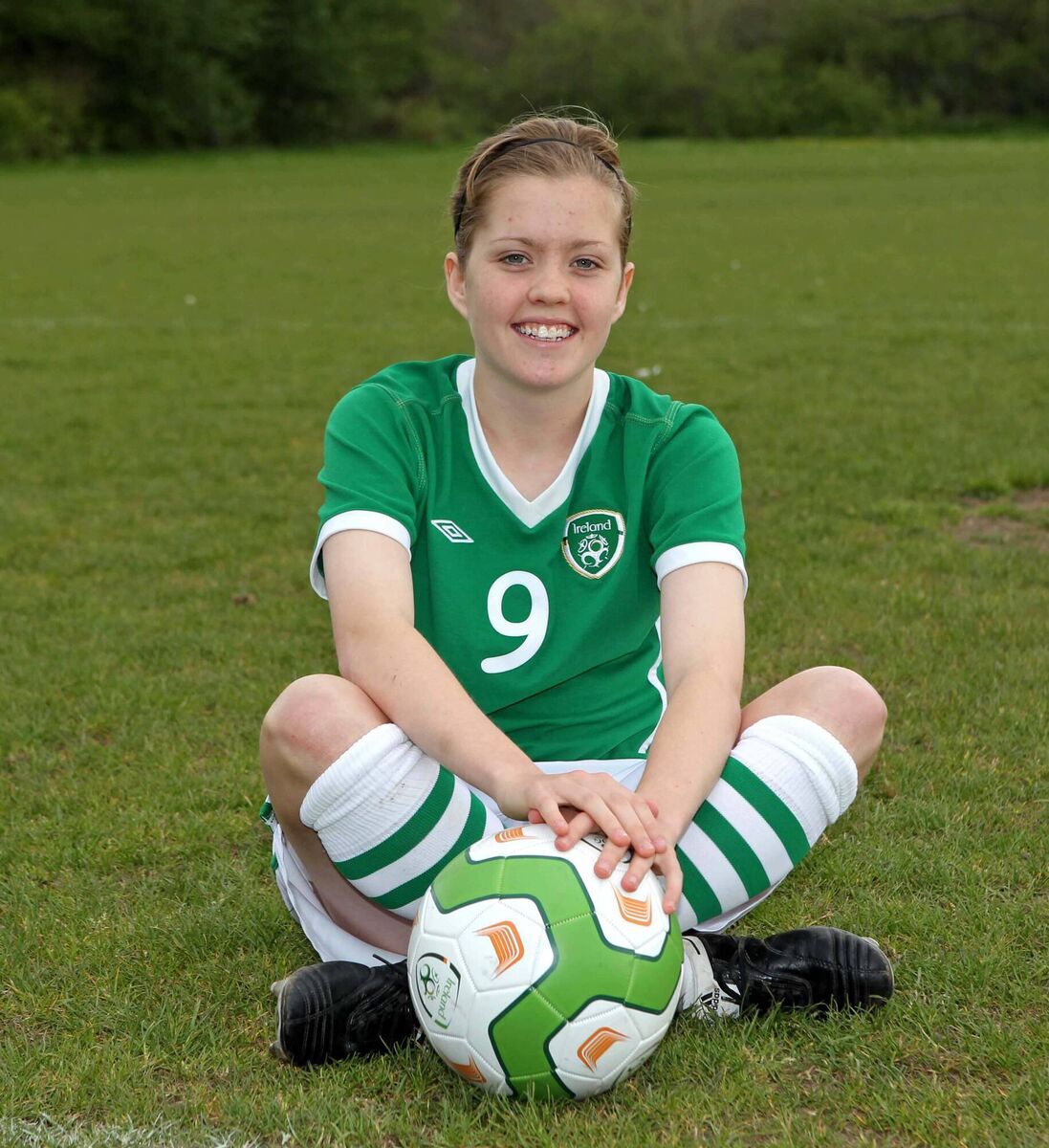 /Denise O'Sullivan, Wilton United and Ireland Under 17 International, pictured at the Lee Road pitch, Wed' 05th May 2010. /Picture. Jim Coughlan. /Denise O'Sullivan, Wilton United and Ireland Under 17 International, pictured at the Lee Road pitch, Wed' 05th May 2010. /Picture. Jim Coughlan.