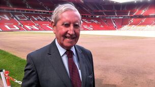 <p>Frank O'Farrell at Old Trafford years after his sacking. </p>