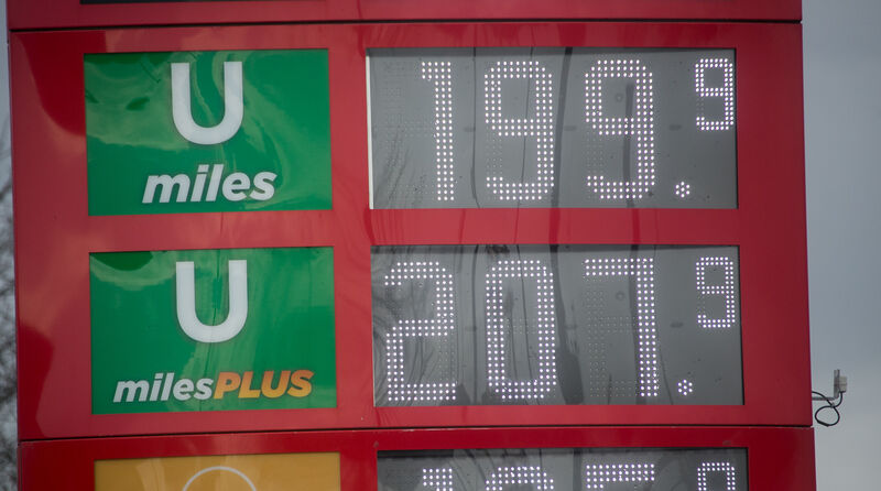 Motorists will see a reduction in fuel costs from tonight as the Government introduces emergency measures to cut the price of diesel and petrol by between 15 and 20 cents per litre. Picture: Gareth Chaney/ Collins Photos