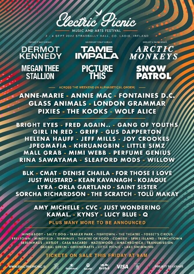 The poster for this year's Electric Picnic