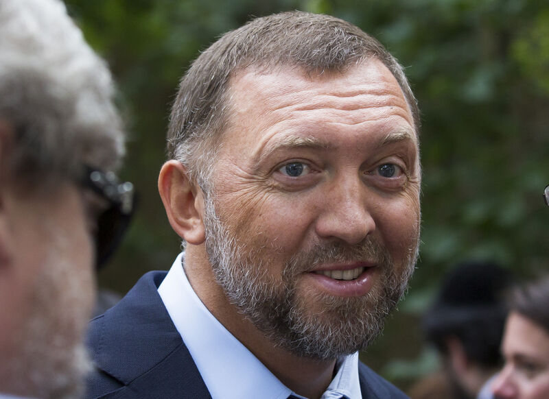 Russian metals magnate Oleg Deripaska. (AP Photo/Alexander Zemlianichenko, File)