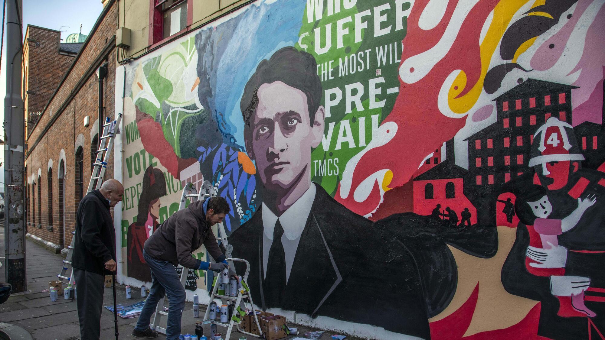 Cork in 50 Artworks, No 45: Mural of Terence MacSwiney on Liberty St
