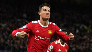 <p>Cristiano Ronaldo believes the future is bright for Manchester United (Martin Rickett/PA)</p>