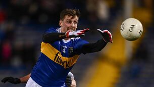 <p>Conor Sweeney hit 1-4 against Cavan </p>
