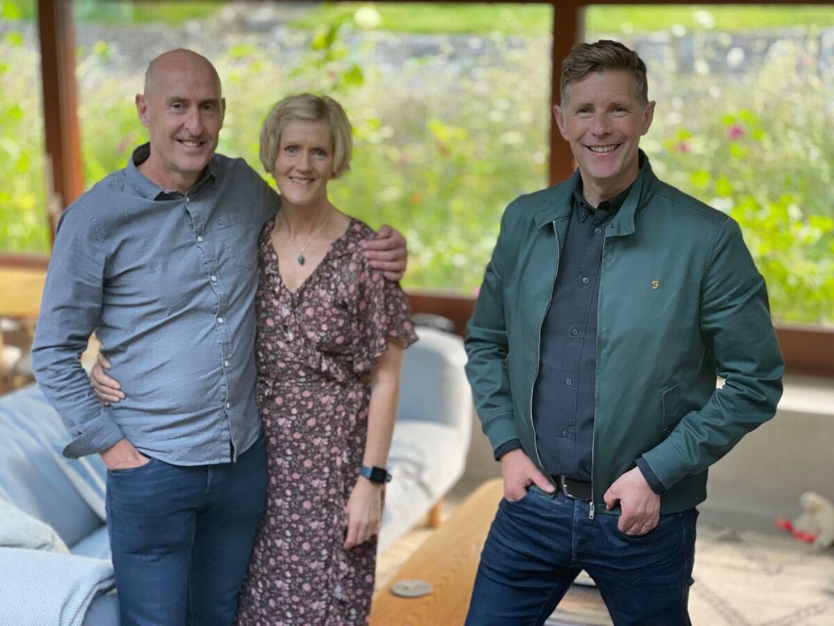 Jim and Mary Moloney with Dermot Bannon.