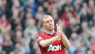 Scholes to assist Giggs at United