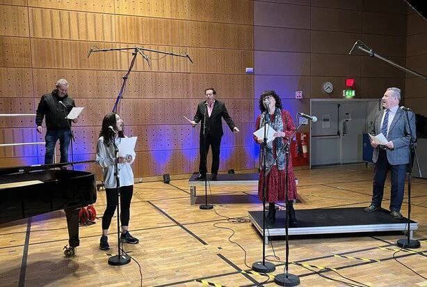 Joe Duffy, Eileen Dunne, Marty Morrissey and Brian O'Donovan are among the RTÉ stars who have come together to record the charity single Picture: RTE Joe Duffy, Eileen Dunne, Marty Morrissey and Brian O'Donovan are among the RTÉ stars who have come together to record the charity single Picture: RTE