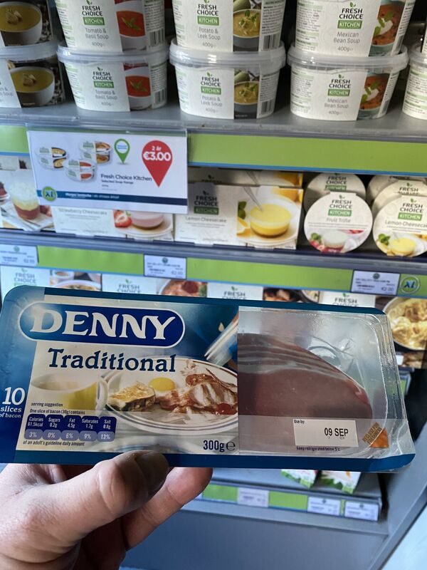No expiration date needed on these extremely long life Ros na Rún rashers No expiration date needed on these extremely long life Ros na Rún rashers