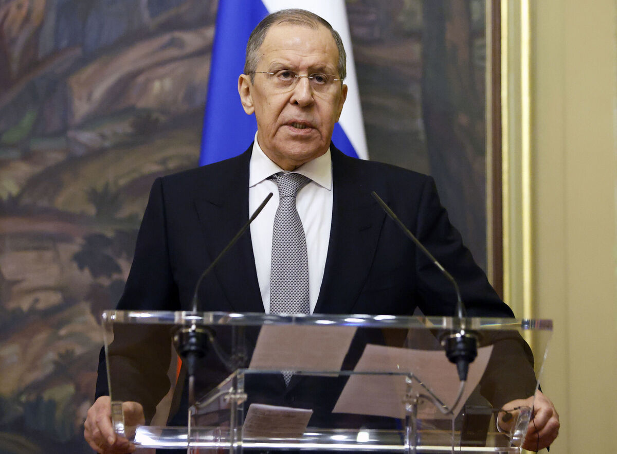 Russian Foreign Minister Sergey Lavrov. Picture: Maxim Shemetov/Pool Photo via AP