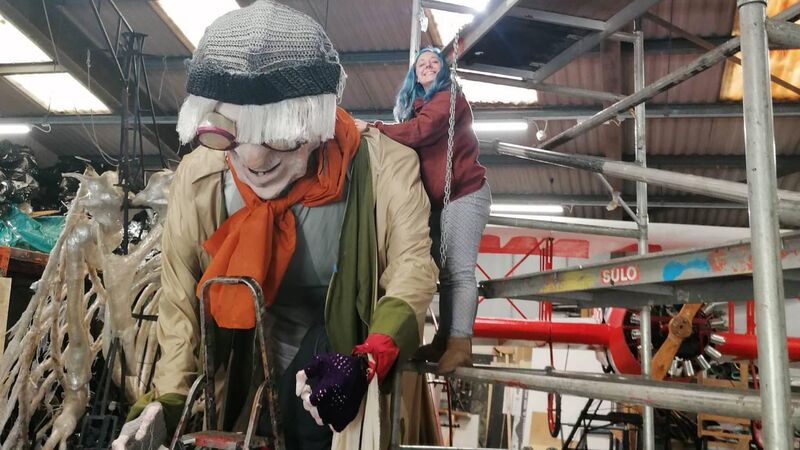 Giant Granny does Pana: Cork Community Art Link unveils its Paddy's Day parade float