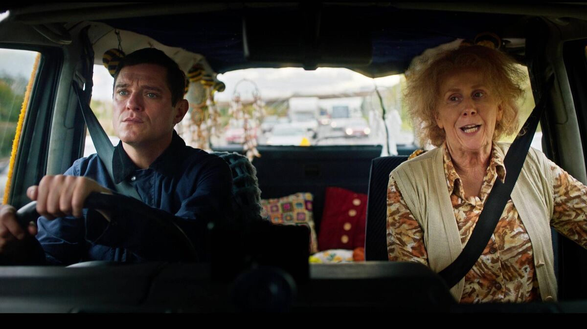 Mathew Horne and Catherine Tate in The Nan Movie. 