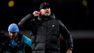 <p>Liverpool manager Jurgen Klopp is not getting carried away by his side’s title chances (John Walton/PA)</p>