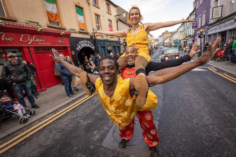Hakuna Matata from Cork pictured at the St Patrick Day parade in Kilkenny. Picture: Dylan Vaughan. Hakuna Matata from Cork pictured at the St Patrick Day parade in Kilkenny. Picture: Dylan Vaughan.