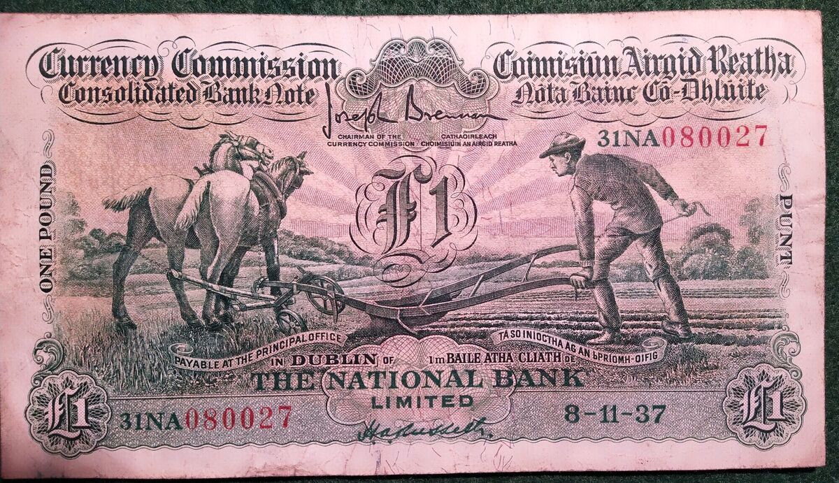 A Ploughman's Note at the Cork Antiques Fair.