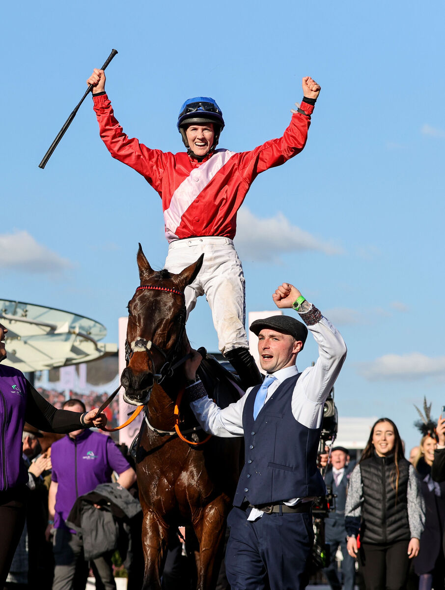 Rachael Blackmore's Gold Gup win on board A Plus Tard was the perfect finale to a thrilling festival which was lit up by the brilliant Tipperary woman. Picture: Dan Sheridan/Inpho