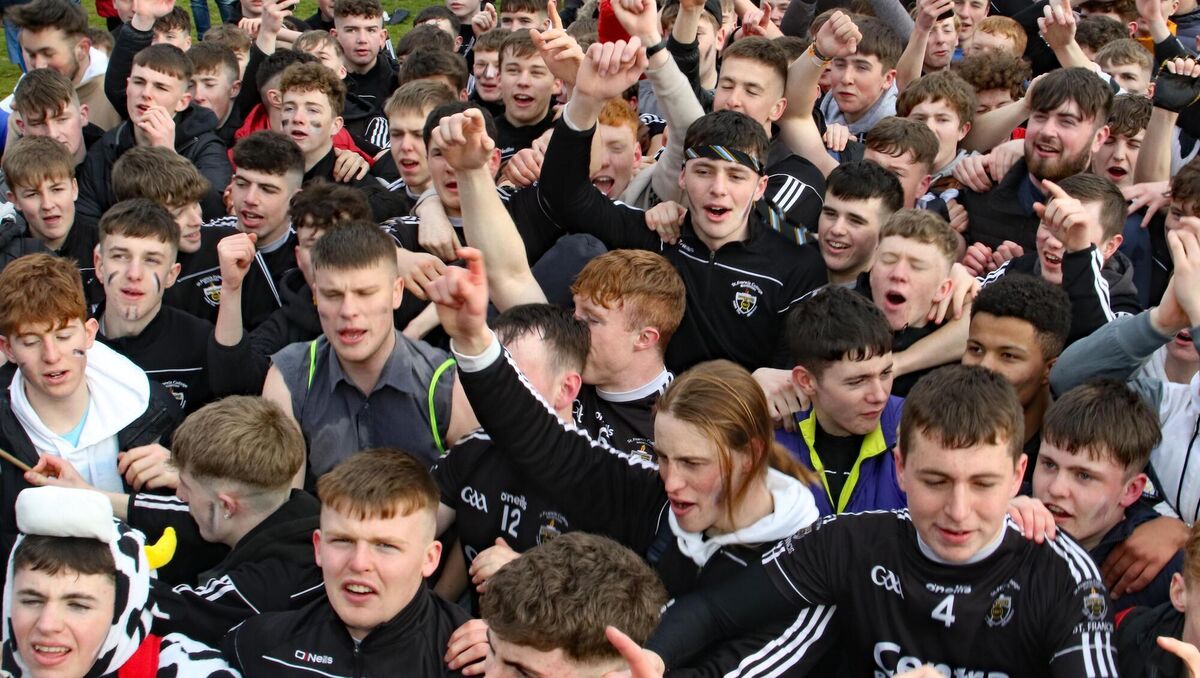 rRochestown supporters elated at the final whistle.