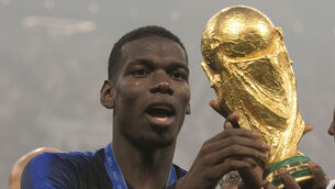 <p>Paul Pogba has revealed his 2018 World Cup winner’s medal has been stolen (Owen Humphreys/PA)</p>