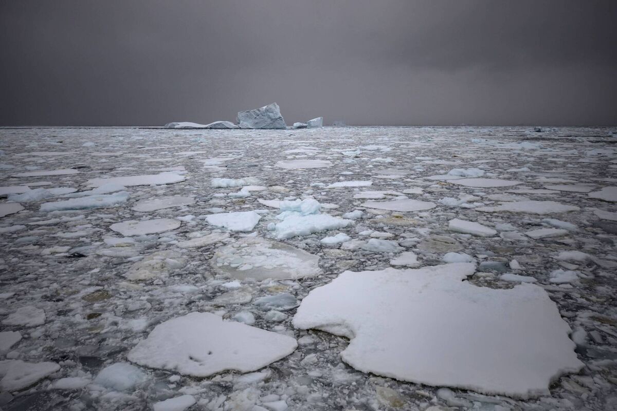 Ice floes are seen on Penola Strait as the floes melt due to global climate change in Antarctica. Picture: Sebnem Coskun/Anadolu Agency via Getty Images Ice floes are seen on Penola Strait as the floes melt due to global climate change in Antarctica. Picture: Sebnem Coskun/Anadolu Agency via Getty Images