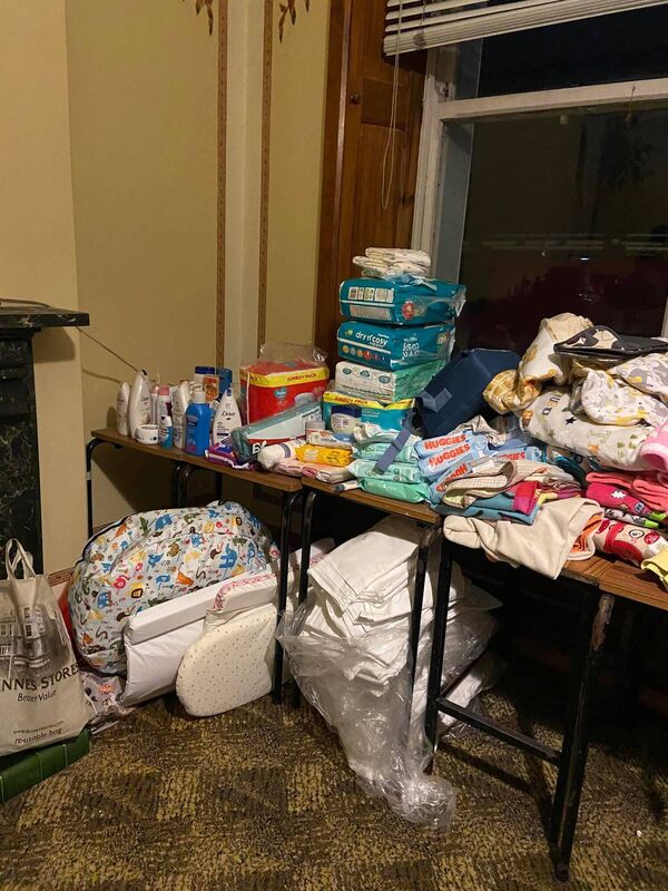 The North Cork Civil Defence were overwhelmed with donations. The North Cork Civil Defence were overwhelmed with donations.
