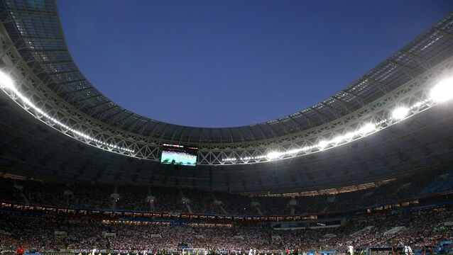 <p>The Luzhniki Stadium is the national stadium of Russia (Tim Goode/PA)</p>