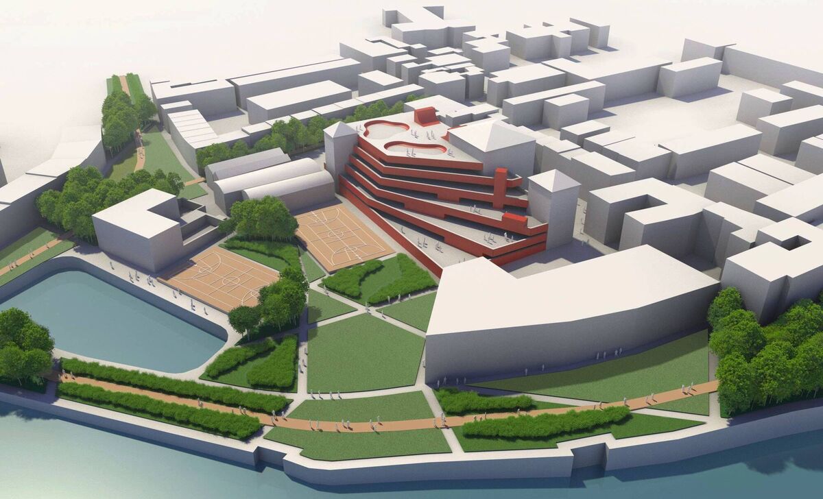 Existing car parks around the city island will no longer be needed.