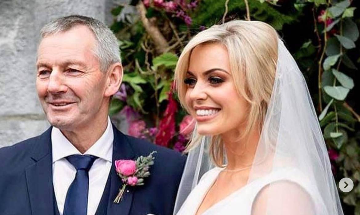 Rest easy: Anna Geary shares news that her father Michael has passed away