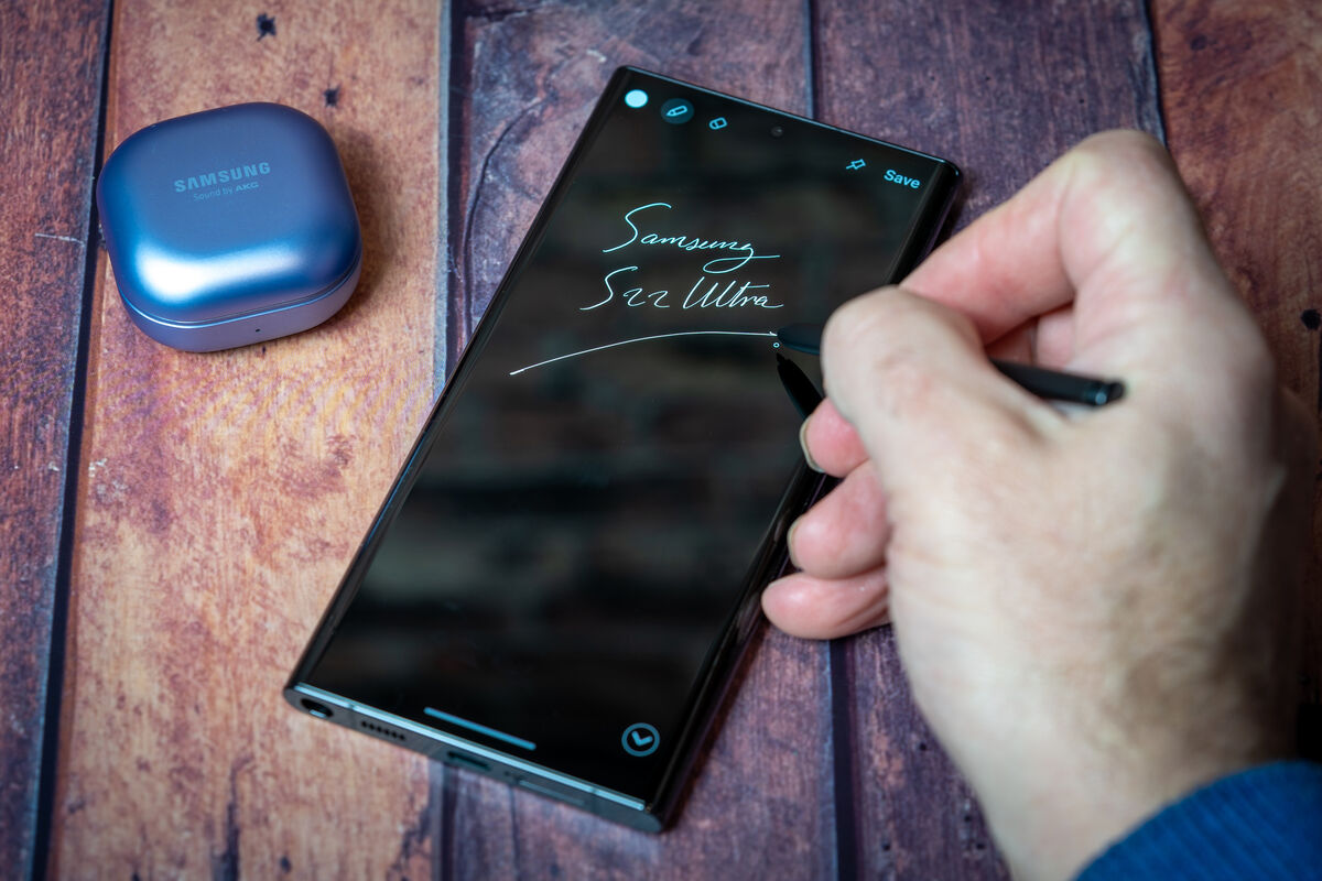 Samsung Galaxy S22 Ultra. Pic: Noel Campion
