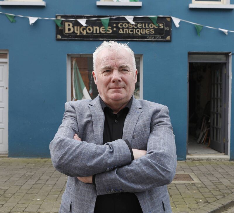  Sinn Féin Cllr John Costelloe plans to reopen a family business on Nicholas Street restoring and trading in antique furniture. Photo: Liam Burke/Press 22