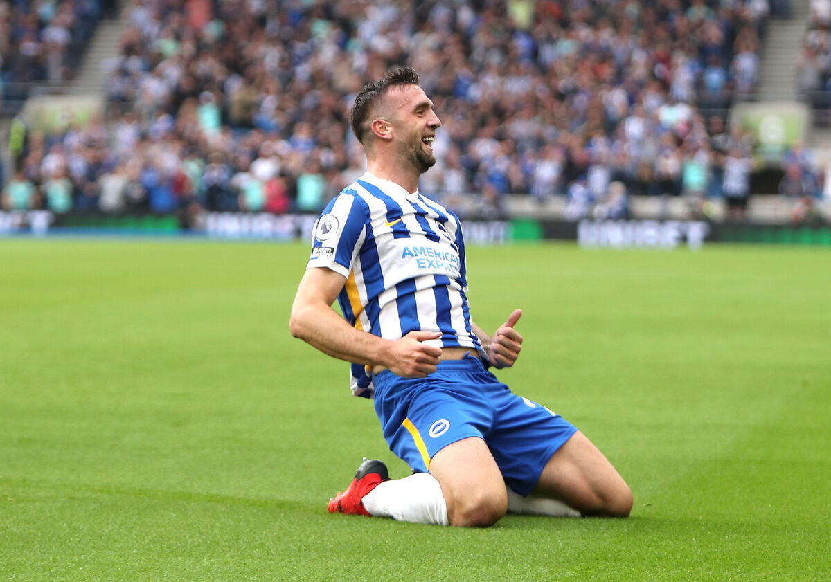 Shane Duffy:  'I’m loving being at Brighton, it’s a home for me and I’ll always be there until they tell me I’m not.' Picture: PA