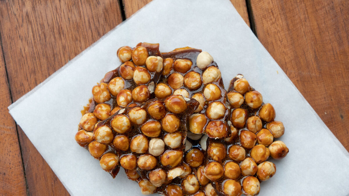 Hazelnut praline